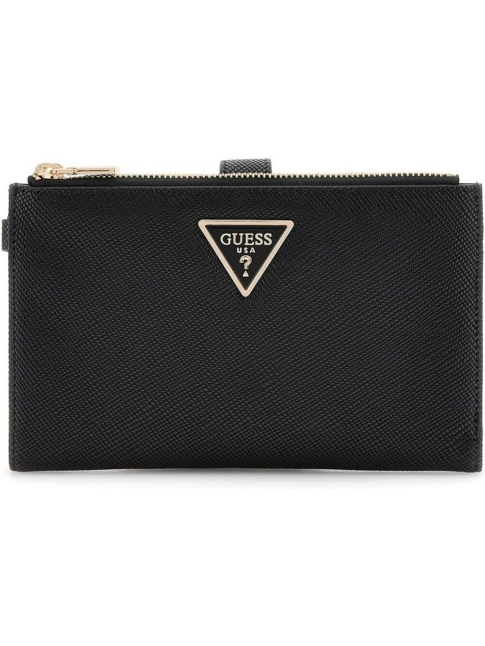 Stylish Double Zip Organizer Wallet - Compact, Functional & Chic Design